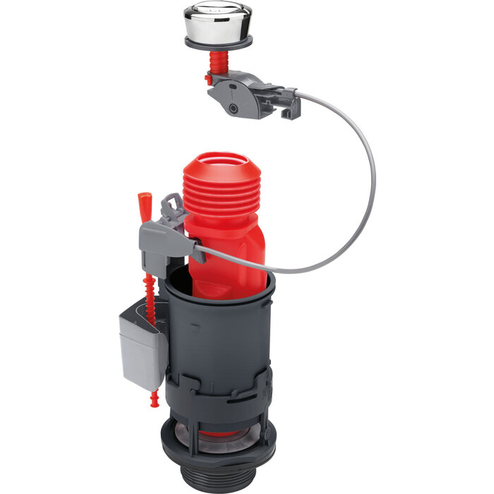 Mécanisme double chasse - MW2 - WIRQUIN - A câble - 3/6 L - Wirquin