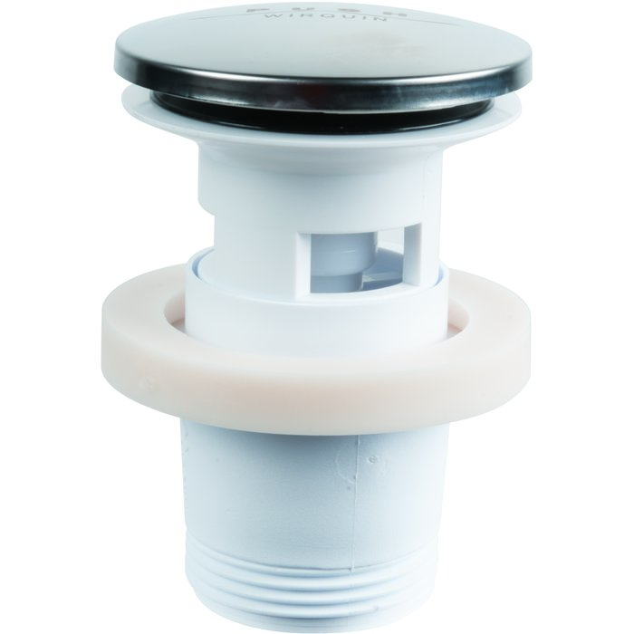 Bonde pour lavabo automatique - WIRQUIN PRO - Quick-Clac - Avec trop-plein- A clapet - Wirquin – Image 2