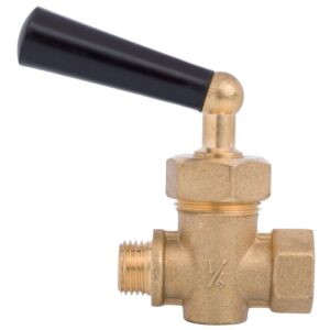 Robinet porte-manomètre - DISTRILABO - MF 1/4" fileté taraudé - Avec purge - Distrilabo