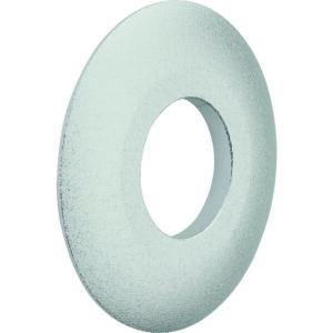 Rosace nickelé pour robinet design - Riquier - Ø 50 mm - Riquier