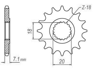Pignon TT Lightweight compatible avec la marque Suzuki - 520 - 12 Dents - Similaire JTF427 - Made in Germany