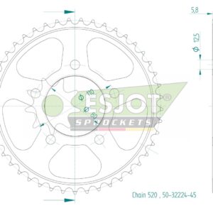 Couronne Esjot XL750 TRANSALP