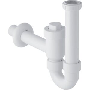 Siphon de lavabo - GEBERIT - En tube coudé - Sortie horizontale - Geberit