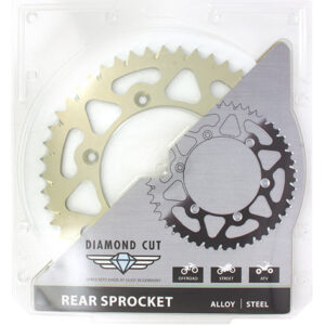 Couronne Alu TT Kawasaki - 420 - 53 Dents - Similaire JTA461 - Made in Germany