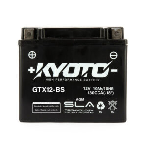 Batterie KYOTO GTX12-BS SLA-AGM - Sans Entretien - Prête à l'Emploi