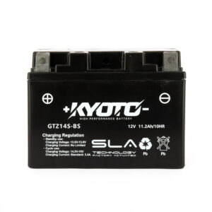 Batterie KYOTO Gtz14s-bs SLA-AGM - Sans Entretien - Prête à l'Emploi - Equivalente YTZ14S-BS
