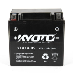Batterie KYOTO GTX14-BS SLA-AGM - Sans Entretien - Prête à l'Emploi