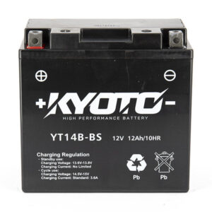 Batterie KYOTO GT14B-BS SLA-AGM - Sans Entretien - Prête à l'Emploi - Equivalente YT14B-BS