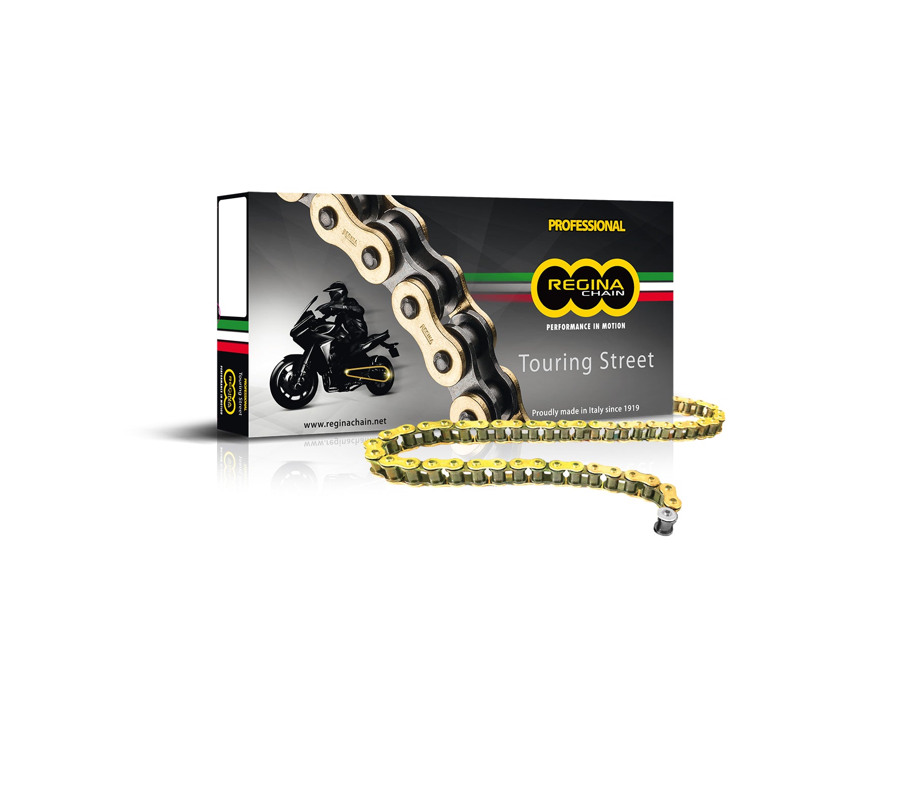 Chaine 530-RT - 120 Maillons Sans Joints Toriques - TOURING STREET