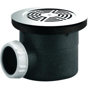 Bonde receveur de douche - VALENTIN - Grille inox - Ø 90 mm - Valentin