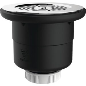 Bonde de douche - VALENTIN - Receveur Ø 90 mm - Sortie verticale - Valentin