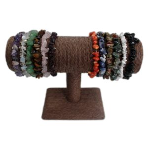 Bracelet Chipstone - Quartz Rose- Vendu par 1