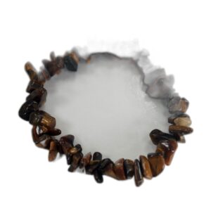 Bracelet Chipstone - Oeil de Tigre- Vendu par 1