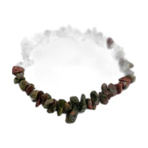 Bracelet Chipstone - Jaspe Vert- Vendu par 1