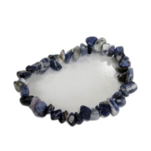 Bracelet Chipstone - Sodalite- Vendu par 1