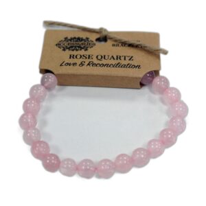 Bracelet de Puissance - Quartz Rose- Vendu par 1