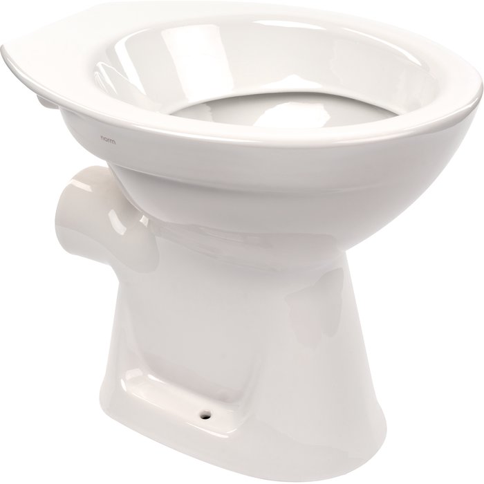 Cuvette WC – VITRA – Normus – À poser avec bride – Sans trou - Vitra