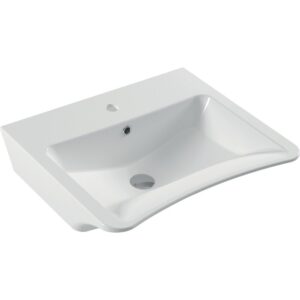 Lavabo PMR - SIDER - Avec trop plein - L. 67,5 x l. 55,5 cm - SIDER