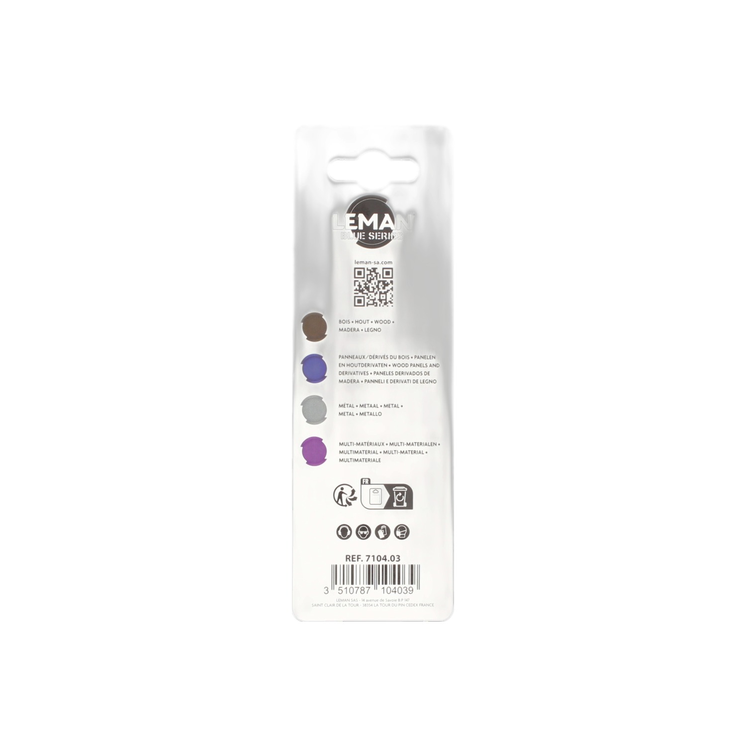 3 LS SAUTEUSE 50MM PAS 2MM HSS METAL - 7104.03 - LEMAN – Image 4