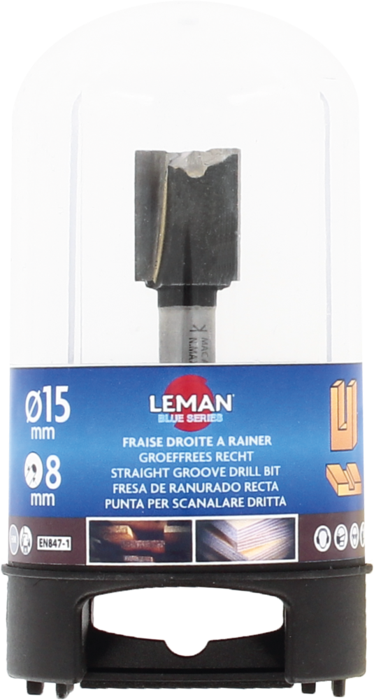 FRAISE DROITE A RAINER CARBURE D15 Q8 - 7408.715.00 - LEMAN – Image 4