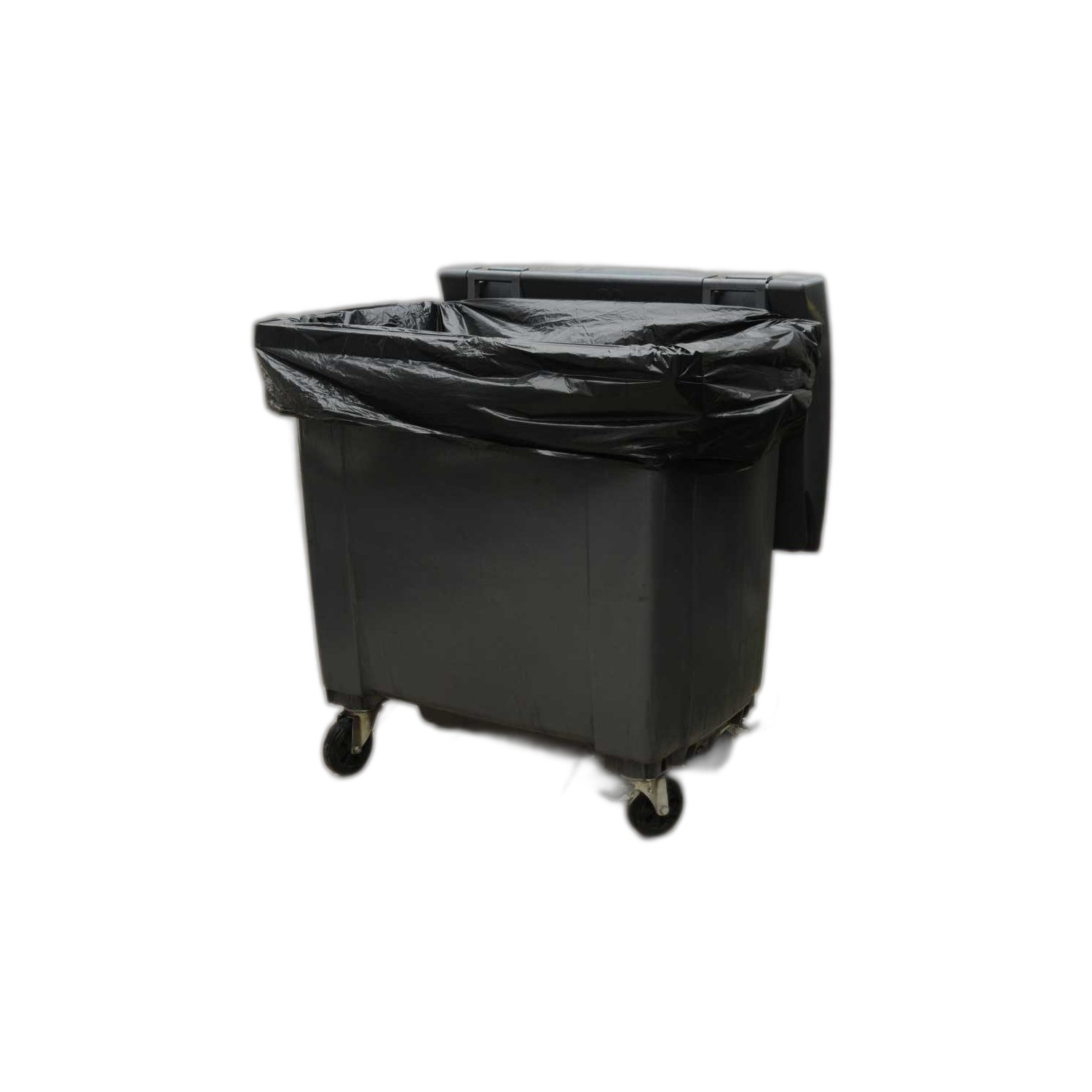 Housse conteneur 750l 30µ le carton de 50 1190x1500mm - PROMOSAC - Sac poubelle de 200 a 750 litres