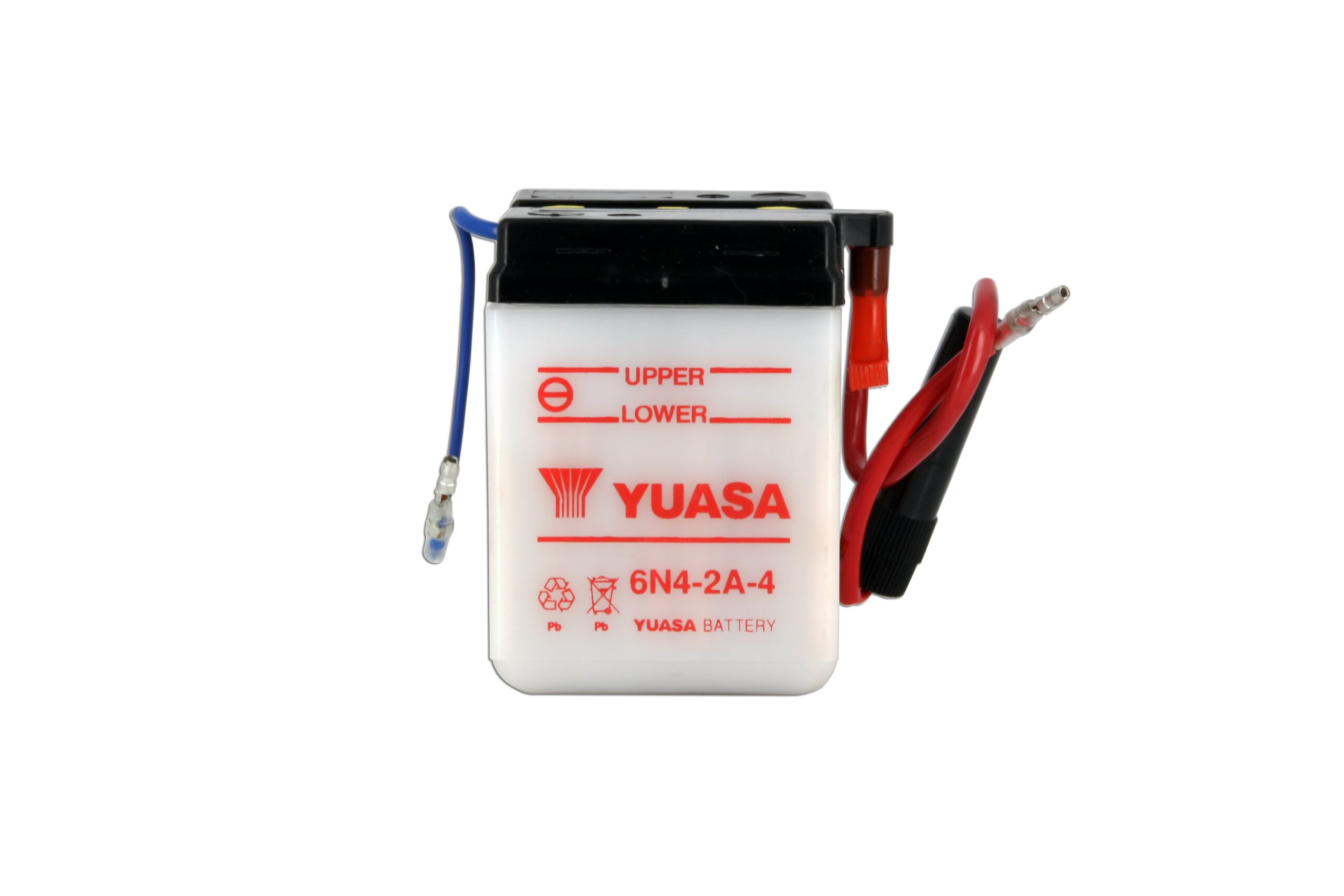 Batterie YUASA 6N4-2A-4 Conventionnelle Avec Entretien - Livrée Sans Acide