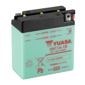Batterie YUASA 6N11A-1B Conventionnelle Avec Entretien - Livrée Sans Acide