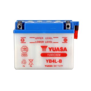 Batterie YUASA YB4L-B Conventionnelle Avec Entretien - Livrée Sans Acide