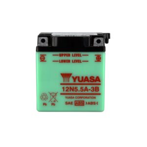 Batterie YUASA 12N5-5A-3B Conventionnelle Avec Entretien - Livrée Sans Acide