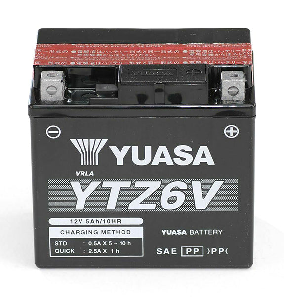 Batterie YUASA YTZ6V - Sans Entretien - Livrée Avec Pack Acide