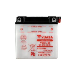 Batterie YUASA YB7L-B Conventionnelle Avec Entretien - Livrée Sans Acide