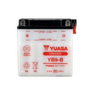 Batterie YUASA YB9-B Conventionnelle Avec Entretien - Livrée Sans Acide