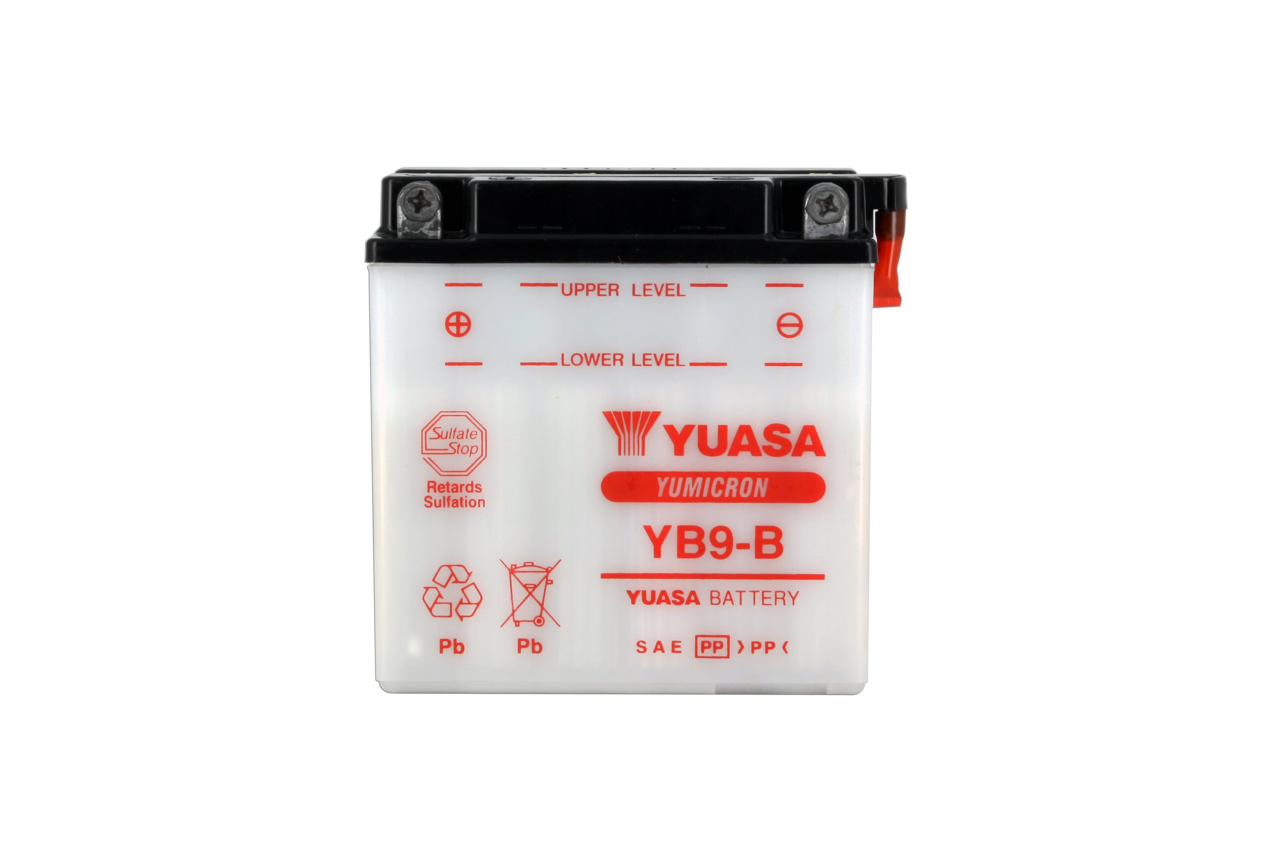 Batterie YUASA YB9-B Conventionnelle Avec Entretien - Livrée Sans Acide
