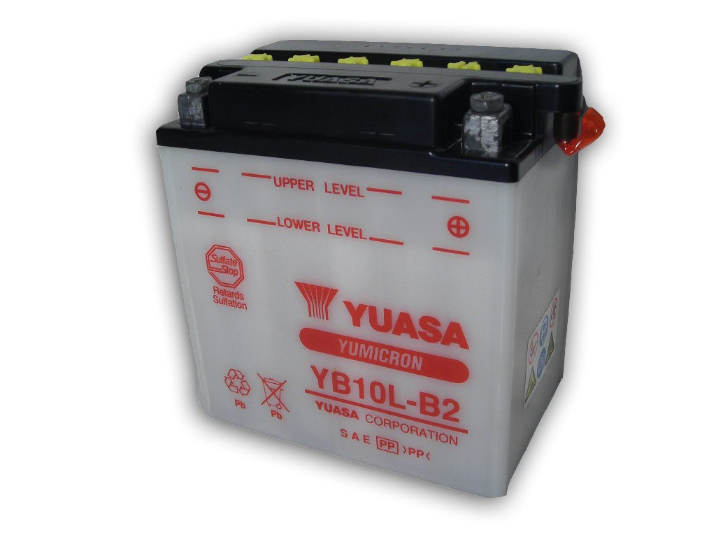 Batterie YUASA YB10L-B2 Conventionnelle Avec Entretien - Livrée Sans Acide