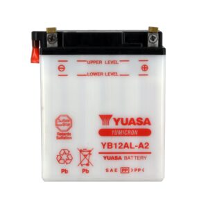 Batterie YUASA YB12AL-A2 Conventionnelle Avec Entretien - Livrée Sans Acide