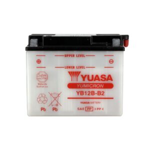 Batterie YUASA YB12B-B2 Conventionnelle Avec Entretien - Livrée Sans Acide