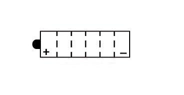 Batterie YUASA YB12C-A Conventionnelle Avec Entretien - Livrée Sans Acide – Image 2
