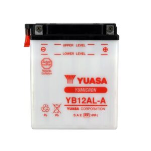 Batterie YUASA YB12AL-A Conventionnelle Avec Entretien - Livrée Sans Acide