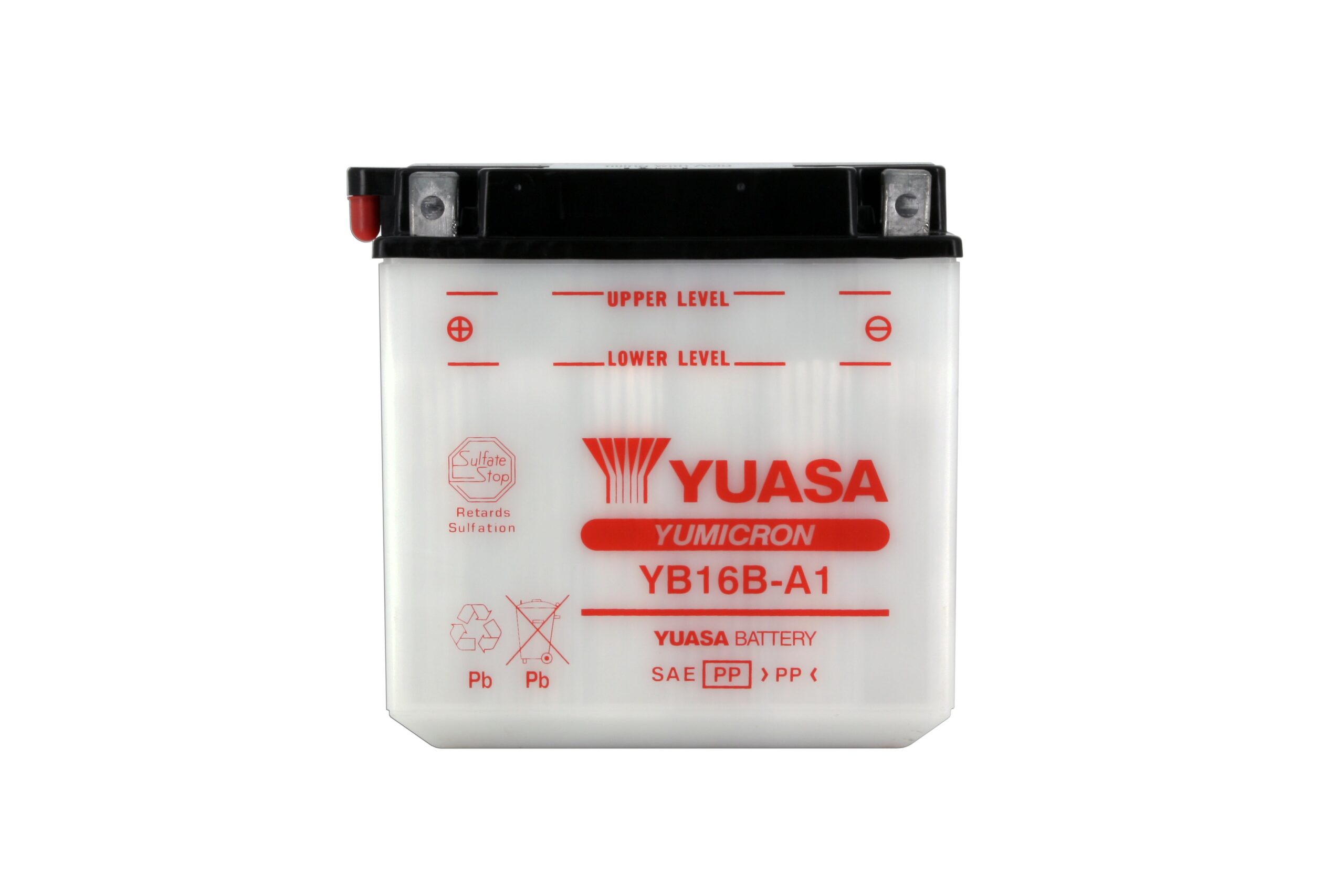 Batterie YUASA YB16B-A1 Conventionnelle Avec Entretien - Livrée Sans Acide