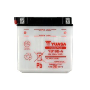 Batterie YUASA YB16B-A Conventionnelle Avec Entretien - Livrée Sans Acide