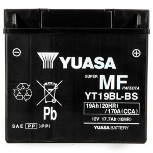Batterie YUASA YT19BL-BS AGM - Sans Entretien - Livrée Avec Pack Acide