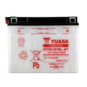 Batterie YUASA SY50-N18L-AT Conventionnelle Avec Entretien - Livrée Sans Acide