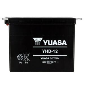 Batterie YUASA YHD-12 Conventionnelle Avec Entretien - Livrée Sans Acide