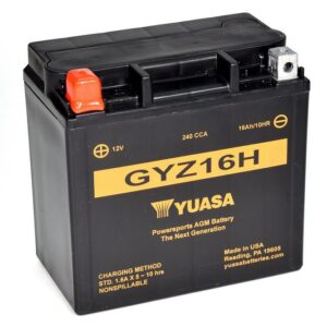 Batterie YUASA GYZ16H sans entretien AGM