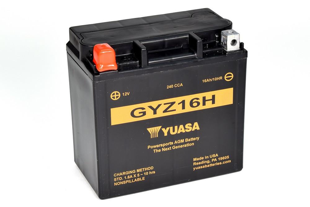 Batterie YUASA GYZ16H sans entretien AGM