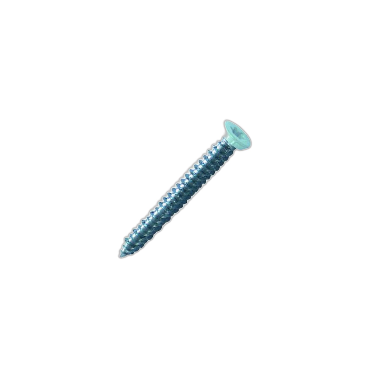 Vis béton pour fixation de châssis tête fraisée empreinte Torx® T30 Zingué laqué blanc - 7,5 x 62 mm- Vendu par 200