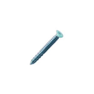 Vis béton pour fixation de châssis tête fraisée empreinte Torx® T30 Zingué laqué blanc - 7,5 x 182 mm- Vendu par 100