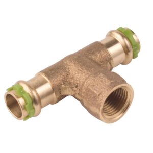 Raccord laiton en T - AIPS - VSH SudoPress - FF - A sertir - A taraudé - Aalberts Integrated Piping Systems