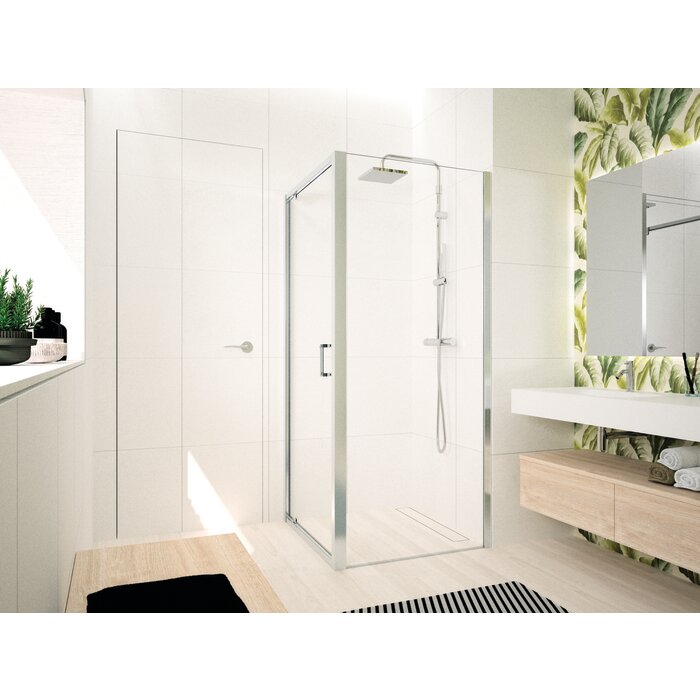 Paroi de douche fixe - NOVELLINI - Ocean - A associer avec porte pivotante ou coulissante - Novellini
