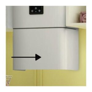 Cache Piquages pour chauffe eau Linéo Connecté 100L et 150L - Blanc - 341083 - Atlantic